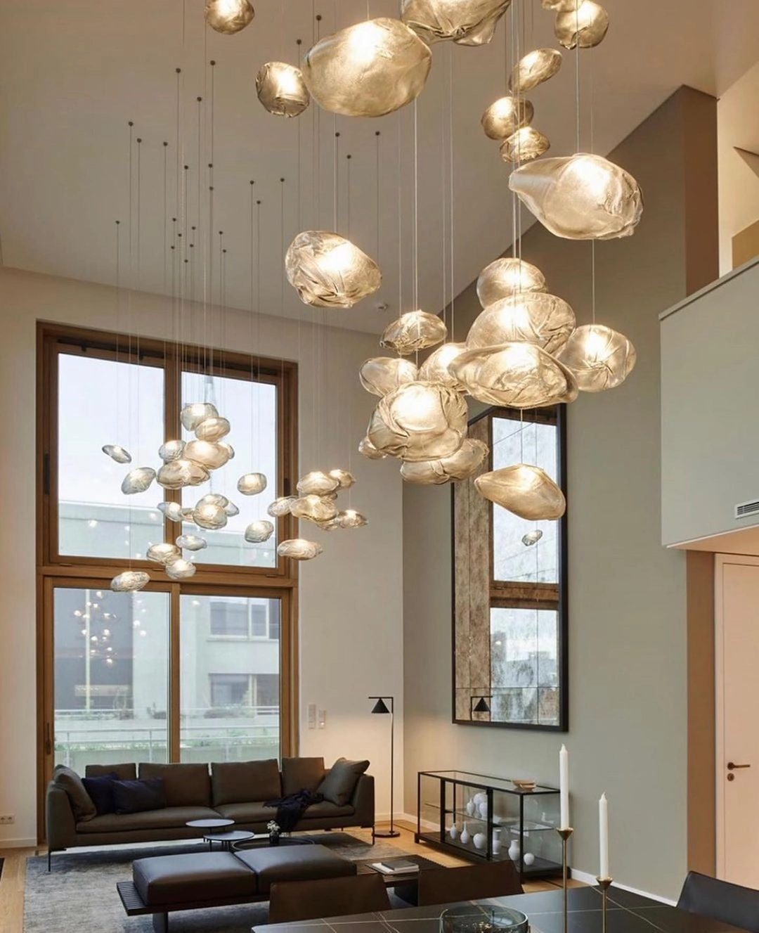 Random 73 Glass Pendant Light