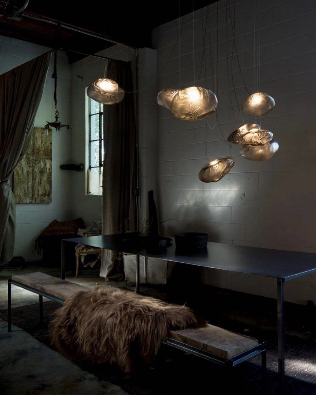 Random 73 Glass Pendant Light