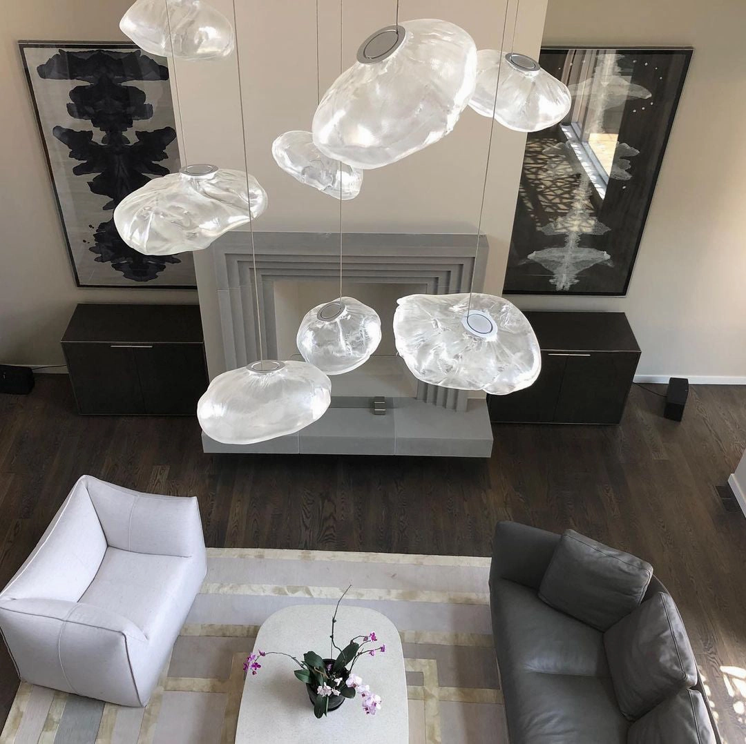 Random 73 Glass Pendant Light
