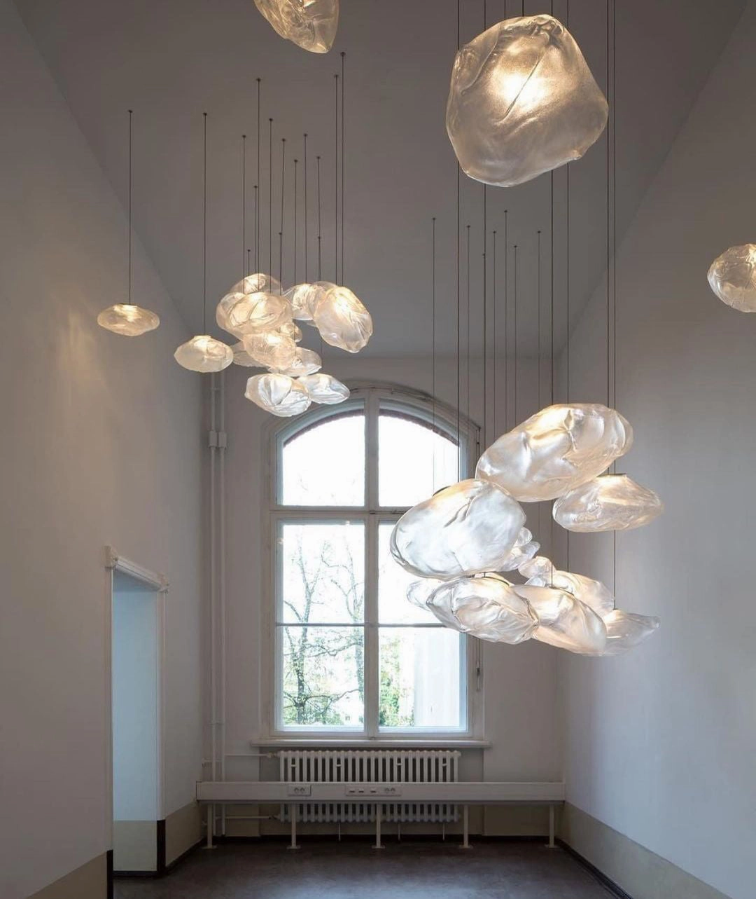 Random 73 Glass Pendant Light
