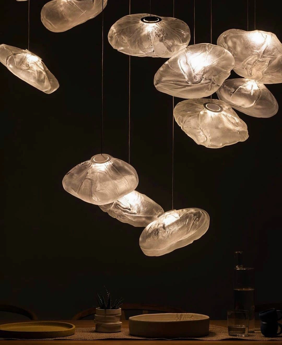 Random 73 Glass Pendant Light