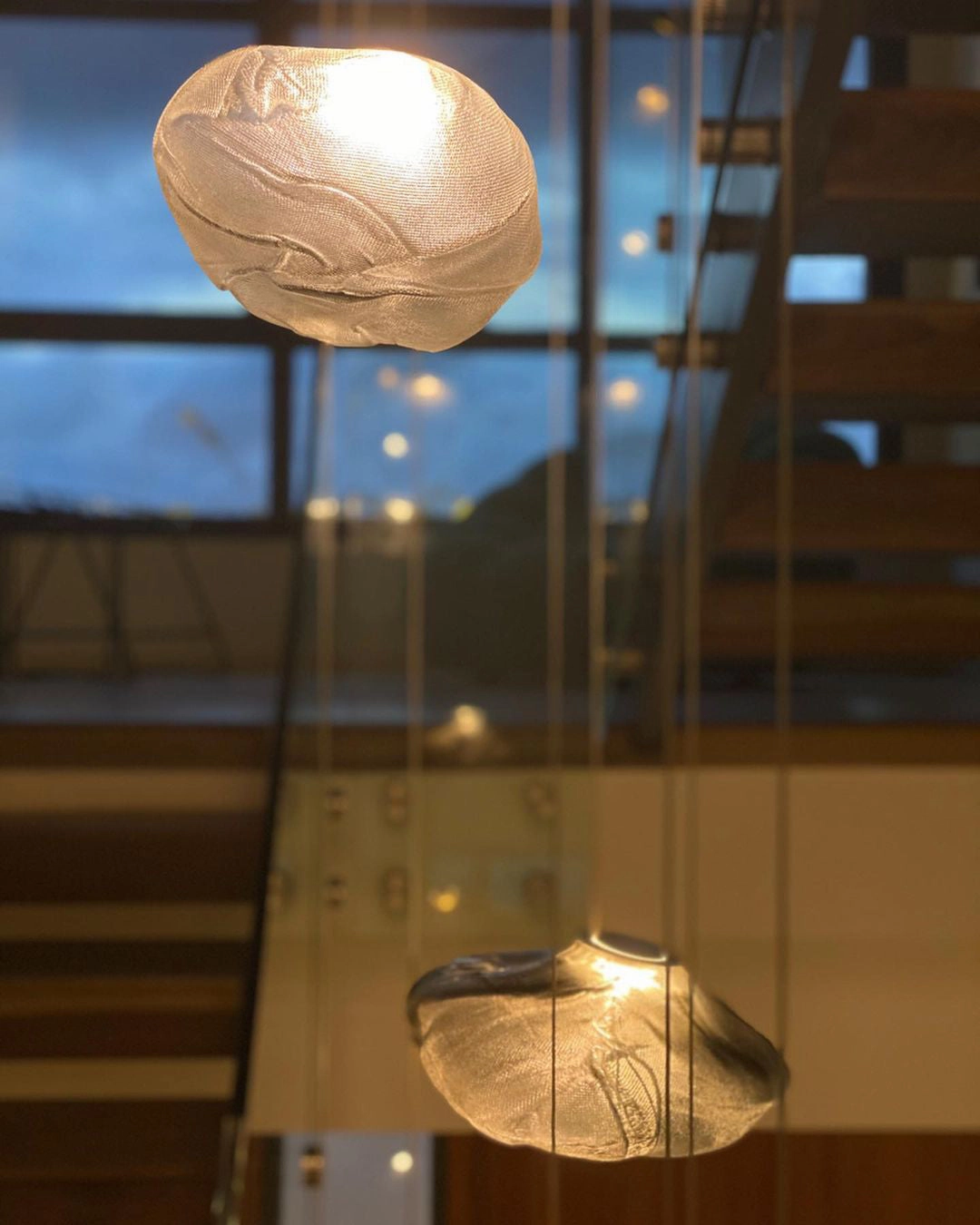 Random 73 Glass Pendant Light