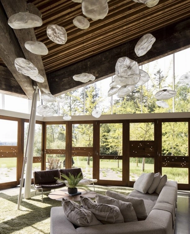 Random 73 Glass Pendant Light