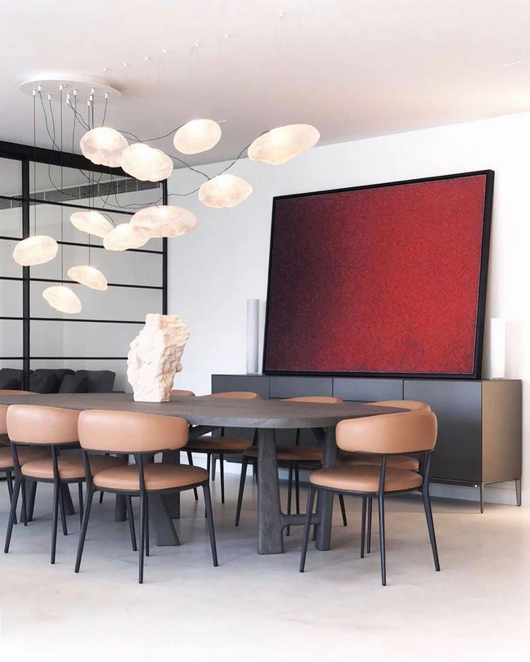 Random 73 Glass Pendant Light
