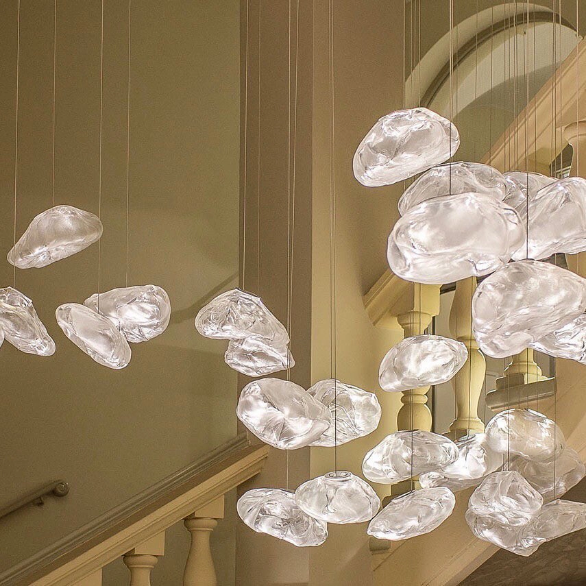 Random 73 Glass Pendant Light