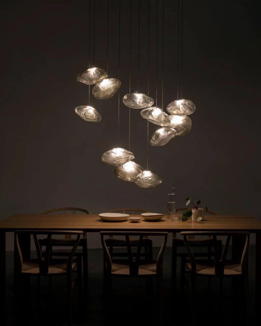 Random 73 Glass Pendant Light
