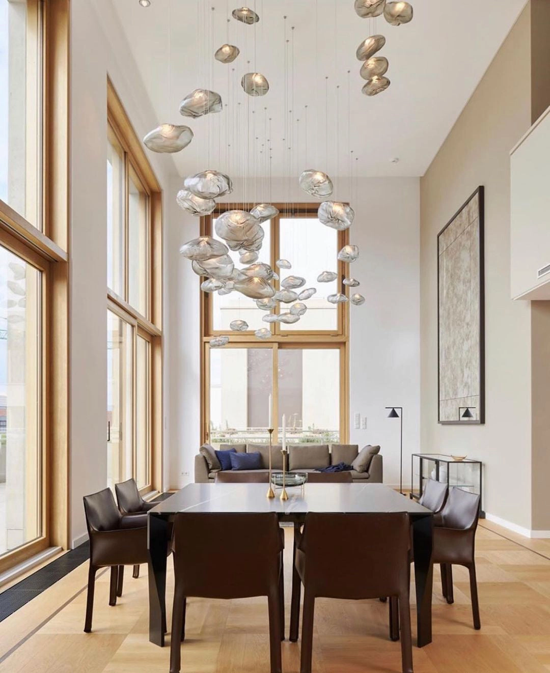 Random 73 Glass Pendant Light
