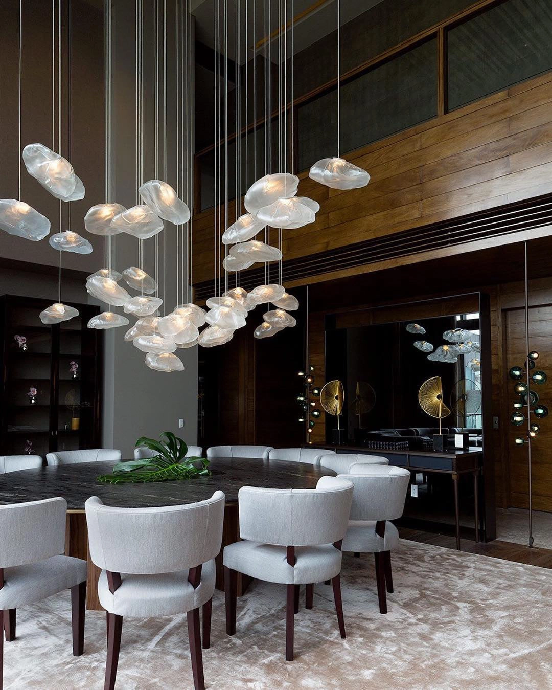Random 73 Glass Pendant Light