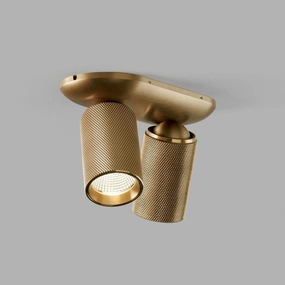 Raw 2 LED Spot Messing - LIGHT-POINT ceramic table lamp