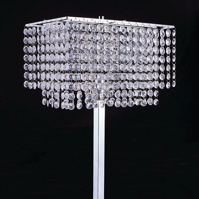 RENA Table Lamp, Hanging Crystal mini decorative bulb