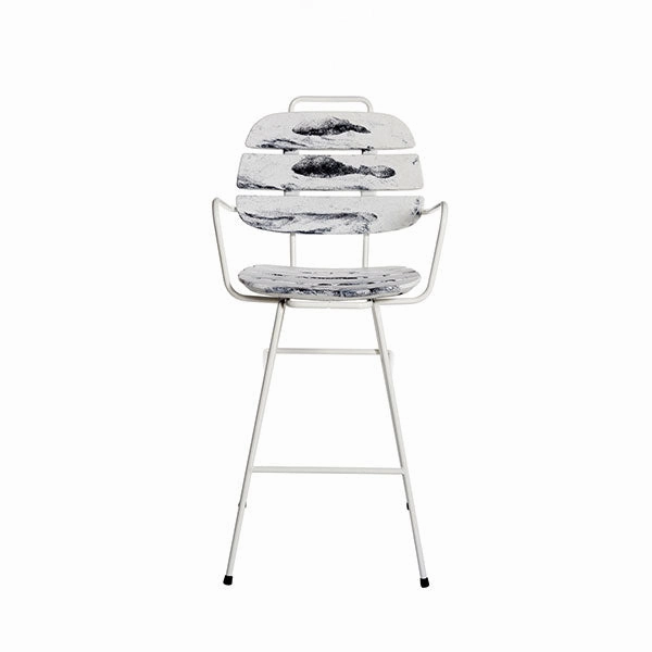 Ribs Up Stool indoor ambient light