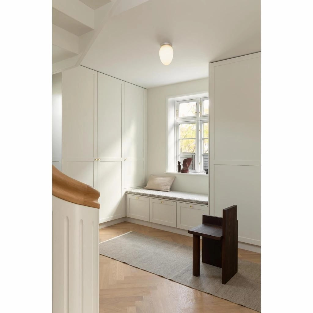 RIZZATTO 171 LOFTSLAMPE SATINGR/OPAL