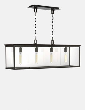 Romary Outdoor Linear Chandelier ambient lighting fixture