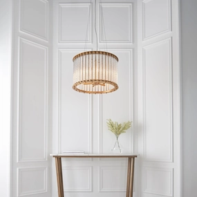 Romola 6 Light Glass Tube Ceiling Pendant Light minimalist ceiling light