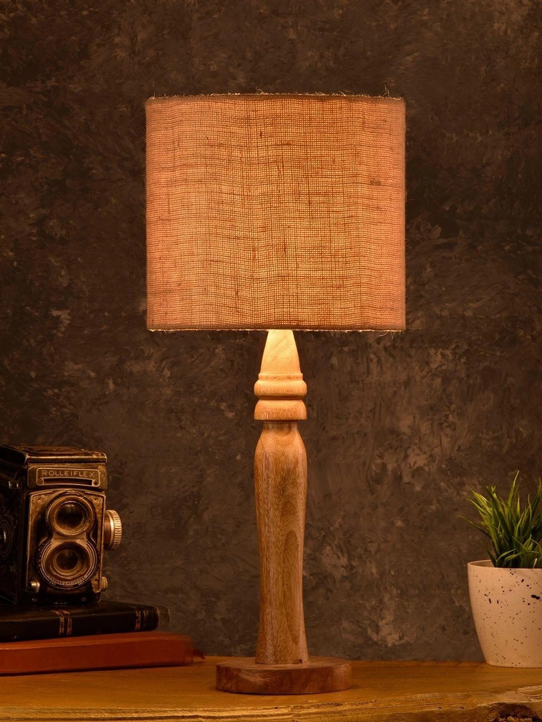 Round Brown Lamp with Brown Jute Shade Louis Poulsen chandelier