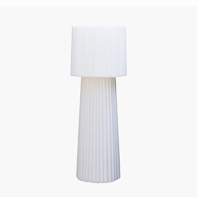 Ruffle Floor Lamp indoor ambient light
