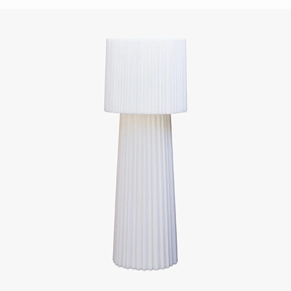 Ruffle Floor Lamp indoor ambient light
