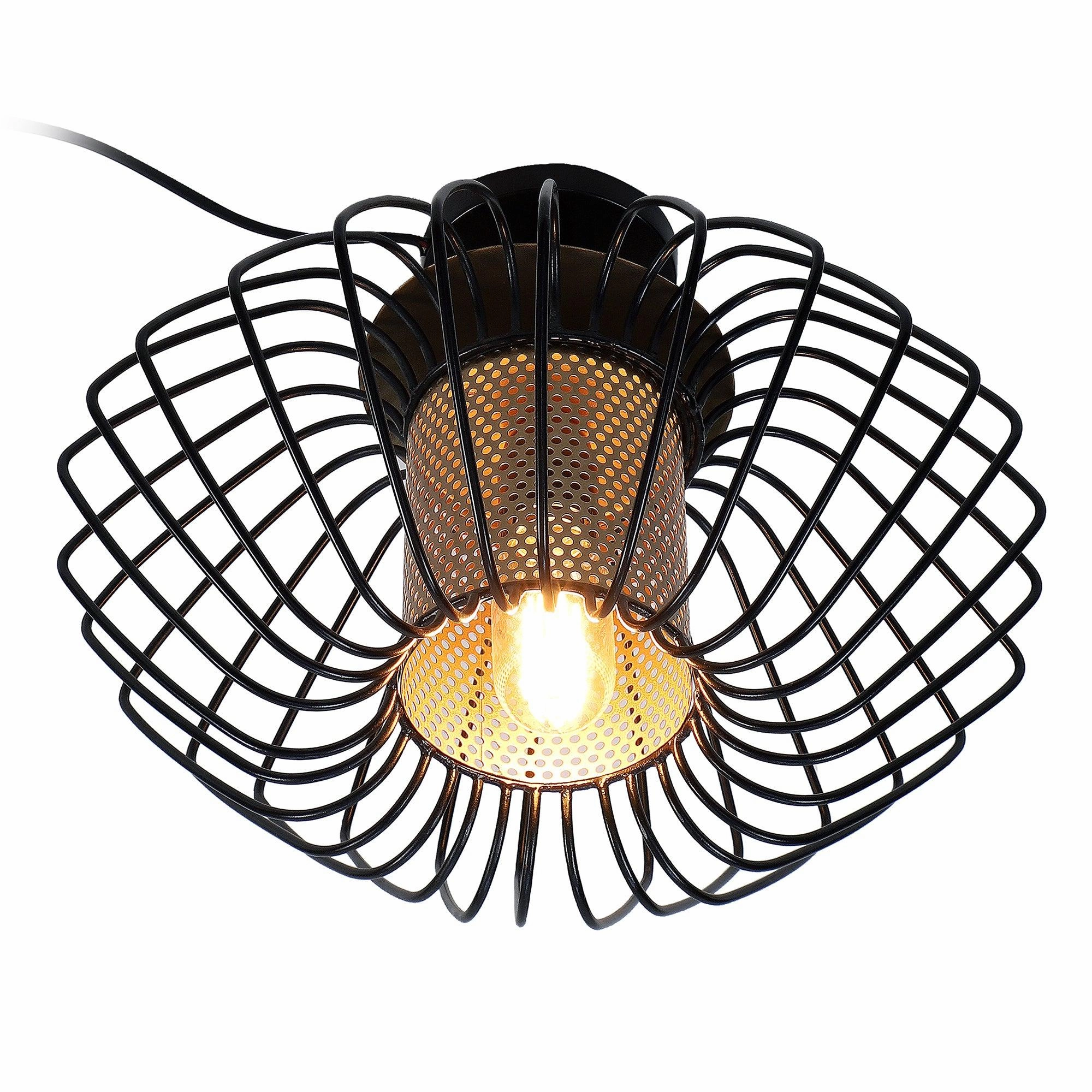 Salma 1 Head Black Mordern Chandelier By SS Lightings