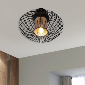 Salma 1 Head Black Mordern Chandelier By SS Lightings contemporary ceiling fixture
