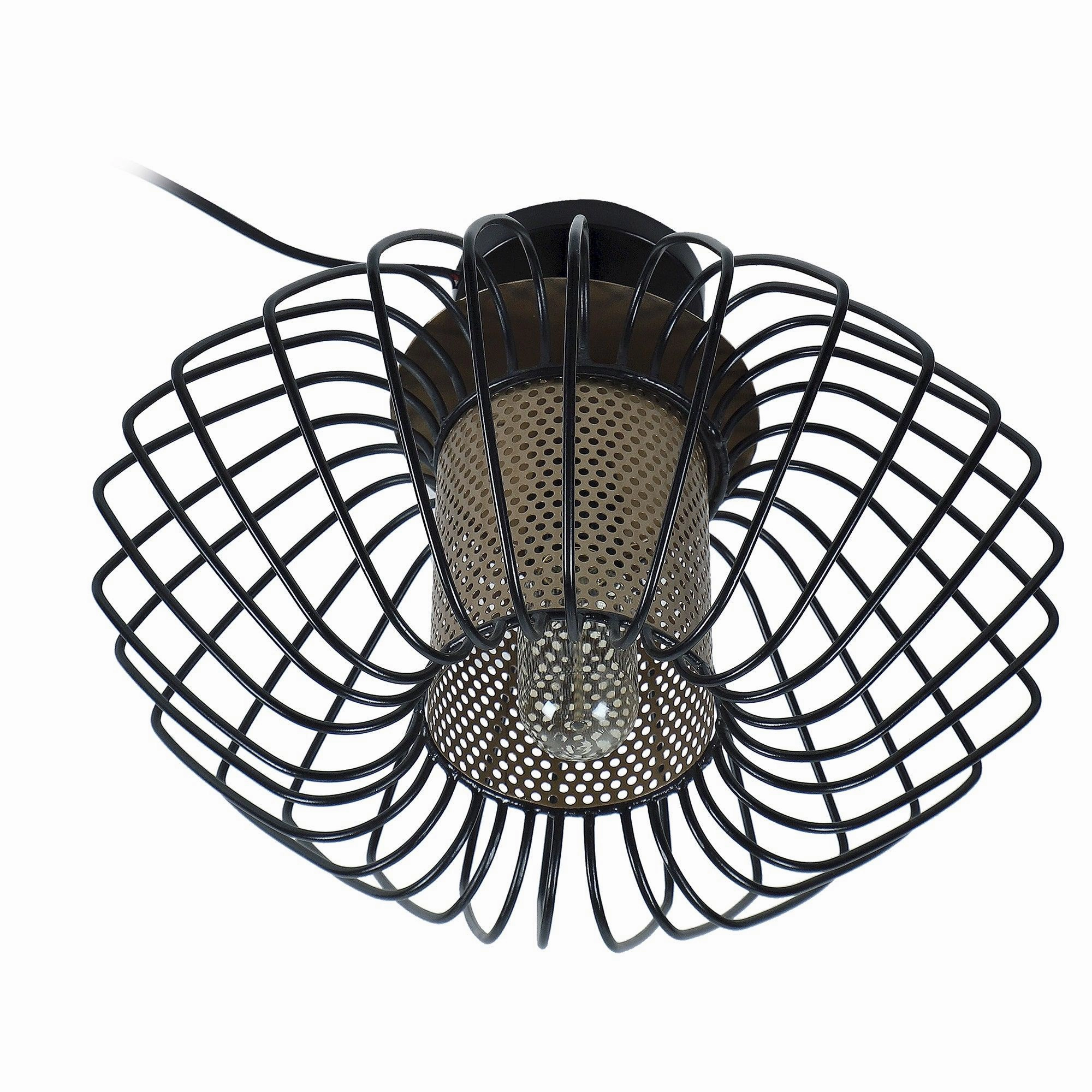 Salma 1 Head Black Mordern Chandelier By SS Lightings