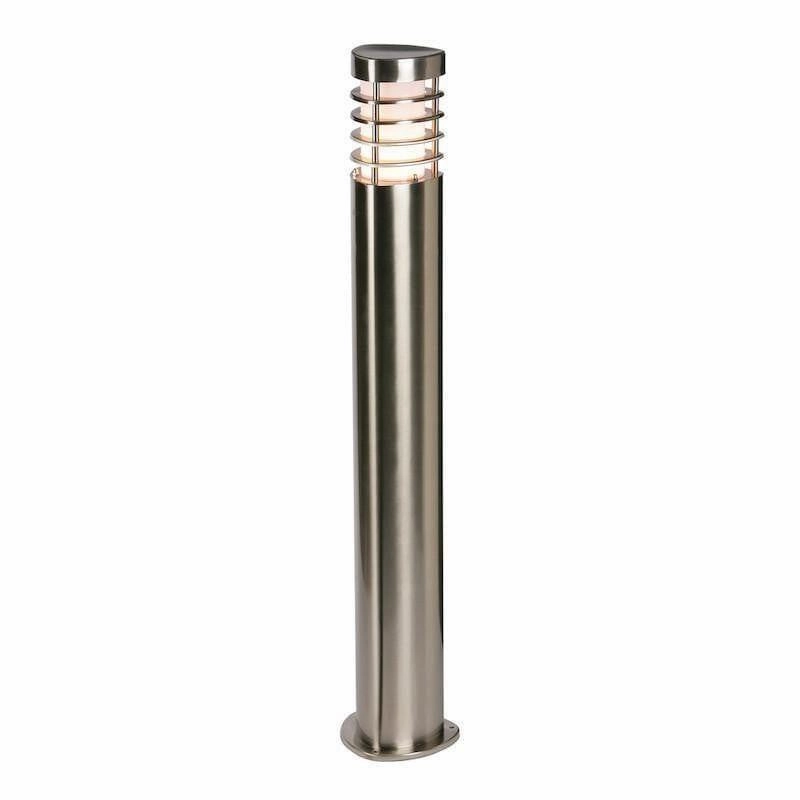 Saxby Bliss Brushed Steel Outdoor Bollard Light outdoor wall lamp