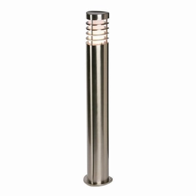 Saxby Bliss Brushed Steel Outdoor Bollard Light outdoor wall lamp