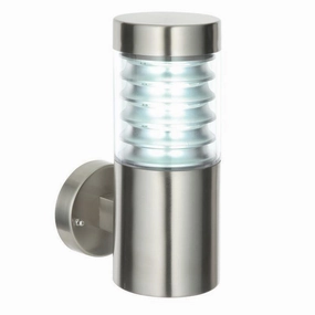 Saxby Endon Equinox Brushed Steel Outdoor Wall Light outdoor wall lamp