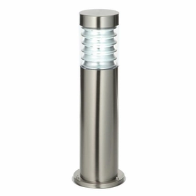 Saxby Equinox Brushed Steel Outdoor Post Light outdoor wall lamp