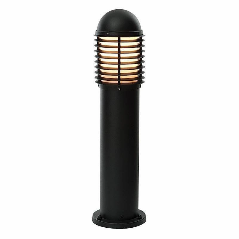 Saxby Louvre Matt Black Outdoor Post Light outdoor wall lamp