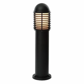 Saxby Louvre Matt Black Outdoor Post Light outdoor wall lamp