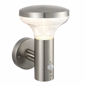 Saxby Roko Marine Grade Stainless Steel Outdoor PIR Wall Light outdoor wall lamp