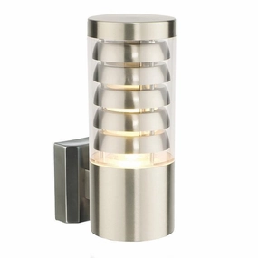 Saxby Tango Brushed Stainless Steel Outdoor Wall Light outdoor wall lamp