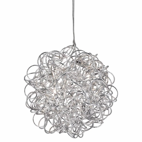 Scribble 6 Light Tangled Aluminium Ceiling Pendant minimalist ceiling light