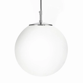 Searchlight Atom Silver & Opal Glass Pendant Ceiling Light modern ceiling lamp