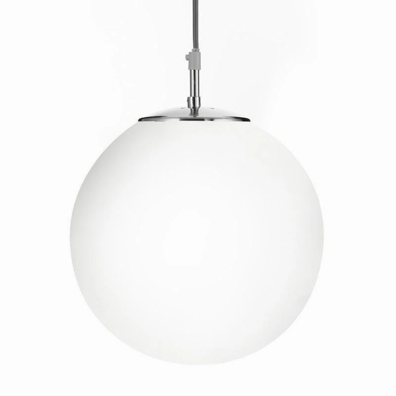 Searchlight Atom Silver & Opal Glass Pendant Ceiling Light simple ceiling design light