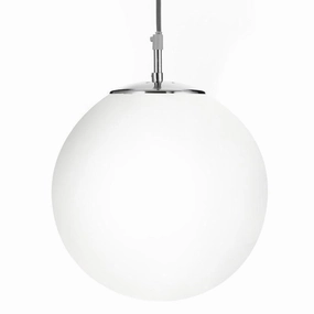 Searchlight Atom Silver & Opal Glass Small Ceiling Pendant simple ceiling design light