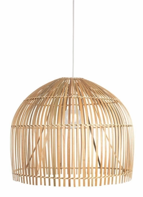 Searchlight Bali 1 Light Ceiling Pendant - Bamboo Shade minimalist ceiling light