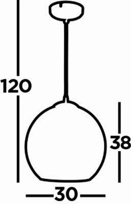 Searchlight Balls Ceiling Pendant - Chrome & Smoked Glass