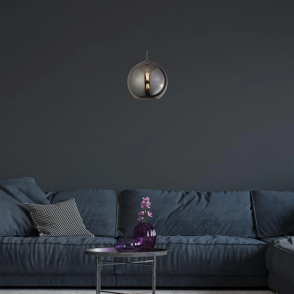 Searchlight Balls Ceiling Pendant - Chrome & Smoked Glass