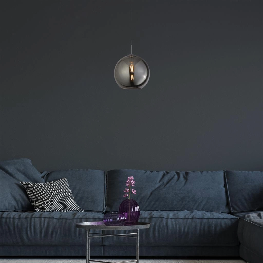 Searchlight Balls Ceiling Pendant - Chrome & Smoked Glass