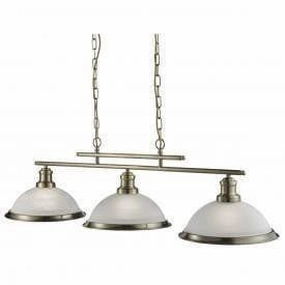Searchlight Bistro Brass 3 Light Bar Pendant Ceiling Light modern ceiling lamp