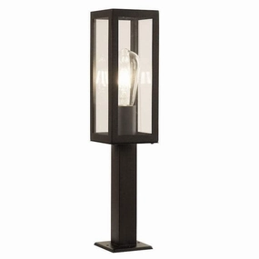Searchlight Box Large Black Outdoor Bollard Light indoor ambient light