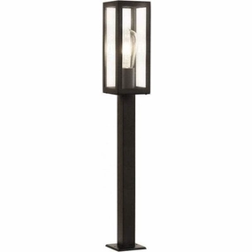 Searchlight Box Small Black Outdoor Bollard Light outdoor wall lamp