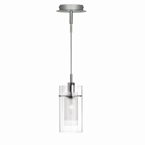 Searchlight Duo I Chrome Double Glass Ceiling Pendant modern ceiling lamp