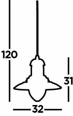 Searchlight Fisherman Ceiling Pendant - Satin Silver