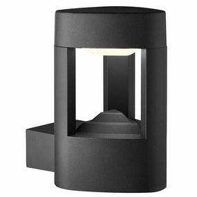 Searchlight Michigan LED Black Outdoor Wall Light outdoor wall lamp