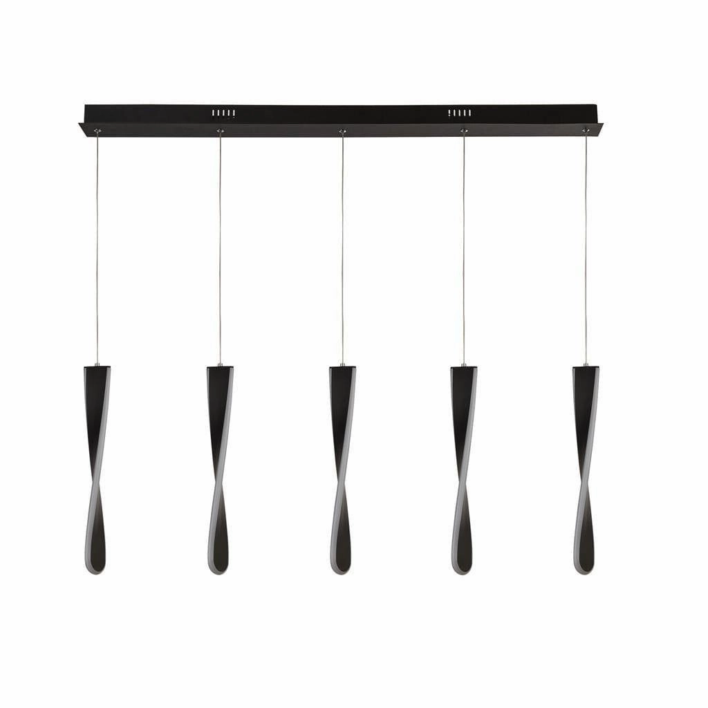 Searchlight Paddle Black LED 5 Light Bar Ceiling Pendant modern ceiling lamp