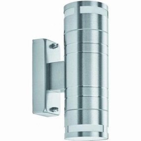 Searchlight Stainless Steel Up/Downlighter LED Outdoor Wall Light outdoor wall lamp