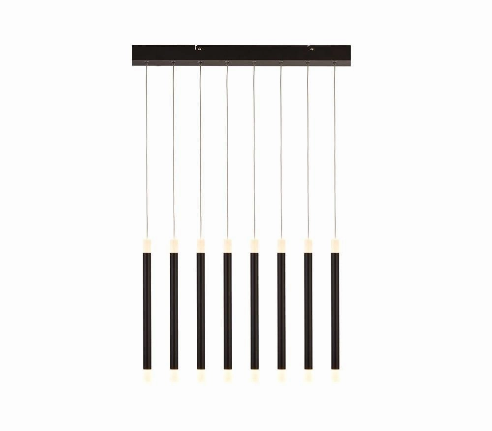 Searchlight Wands 8 Light Black LED Bar Ceiling Pendant minimalist ceiling light