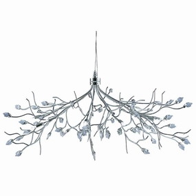 Searchlight Wisteria Silver Maple Leaf 8 Light Ceiling Pendant minimalist ceiling light